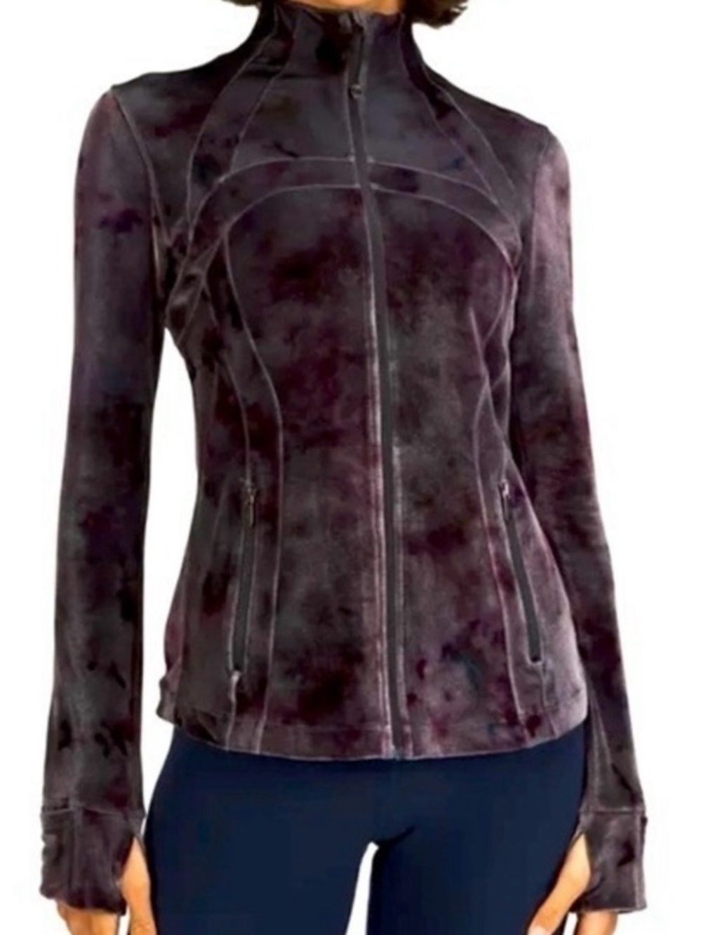 lululemon athletica Plush Full-Zip Jacket in Deep Plum